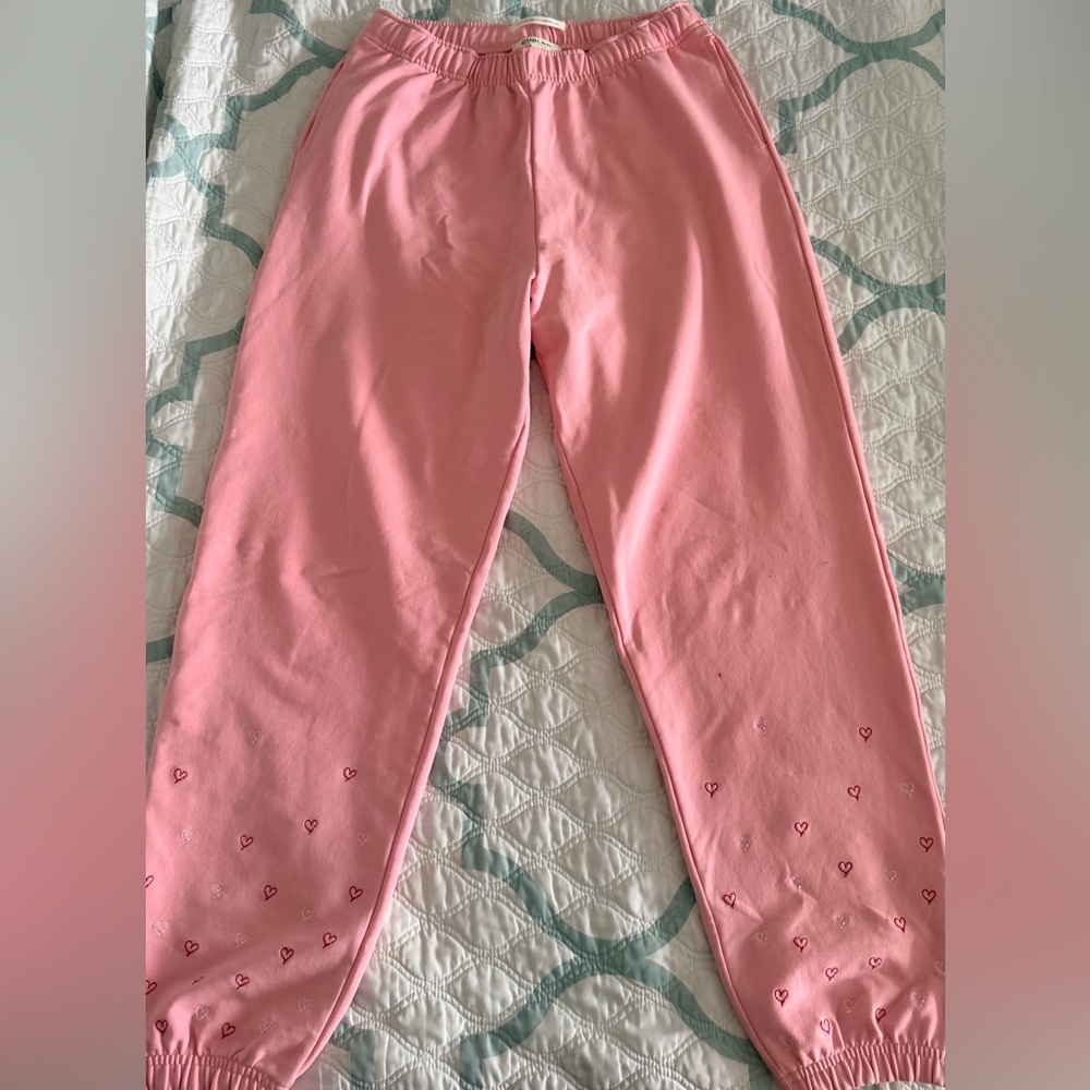 CHRLDR Pink Heart Detail Joggers